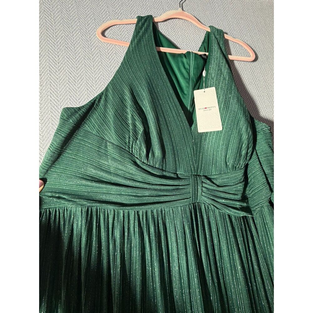 Everpretty Formal Emerald Green empire waist sz 26 plus size